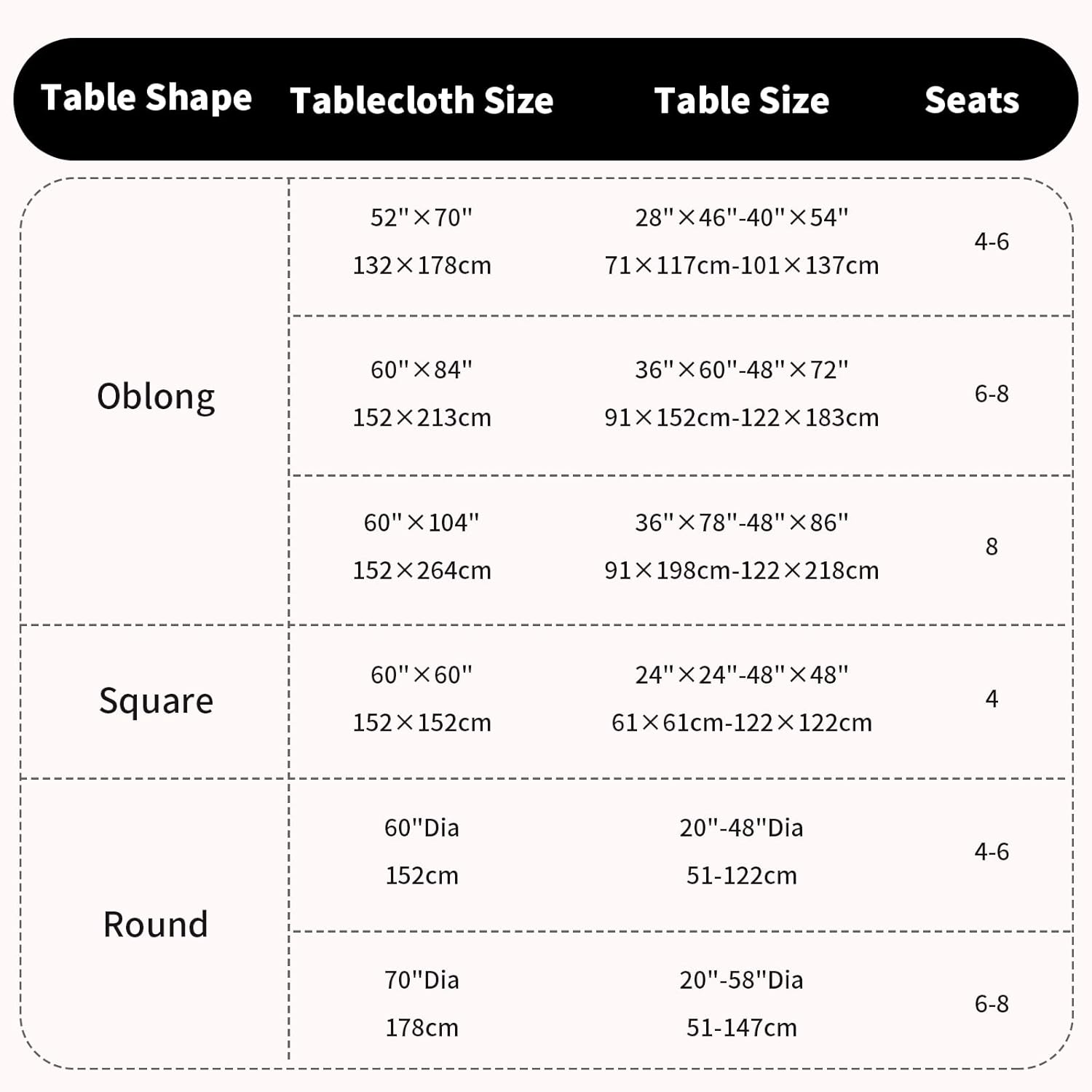 Thumbnail 6 de 3E Home 152 x 213cm water-resistant outdoor tablecloth with parasol hole and zipper (rectangle) – khaki lattice