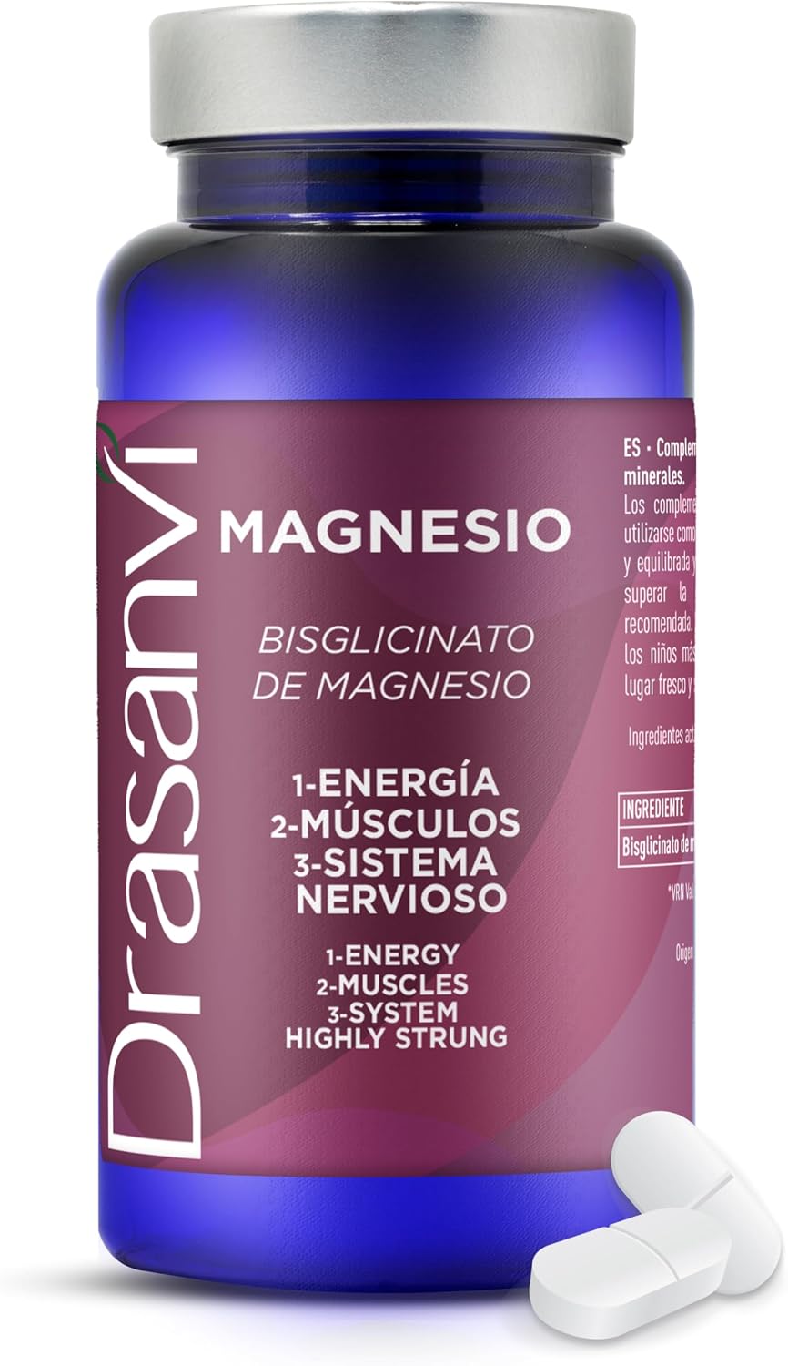 Detalle de DRASANVI BISGLICINATO DE MAGNESIO 60 comprimidos