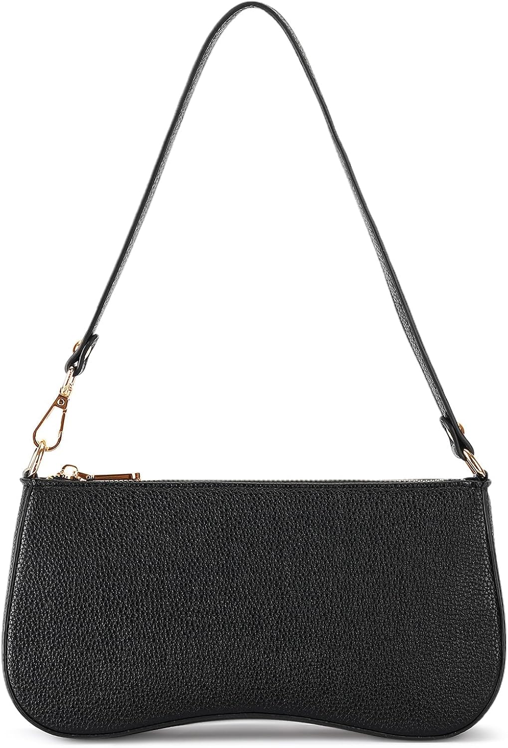 Detalle de FALAN MULE RFID crossbody phone bag for women in vegan leather-look with long strap and card slots