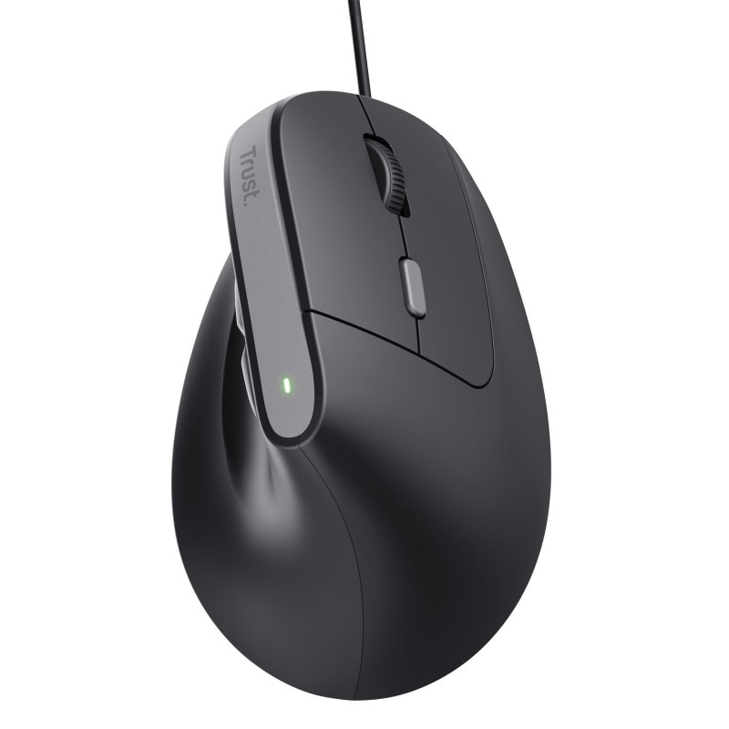 Detalle 2 de Trust Bayo II: Ratón vertical Ergonómico para mano derecha, 2400 DPI, USB