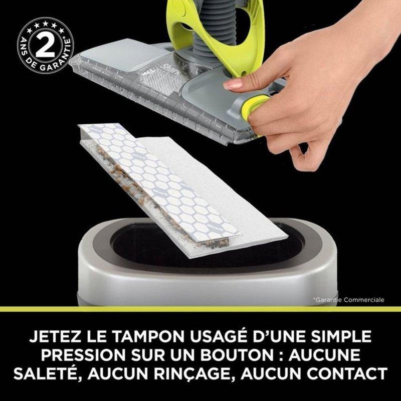 Detalle de Aspiradora fregona Shark VM200EU 85W: limpieza 2 en 1 para suelos duros (grafito/gris)