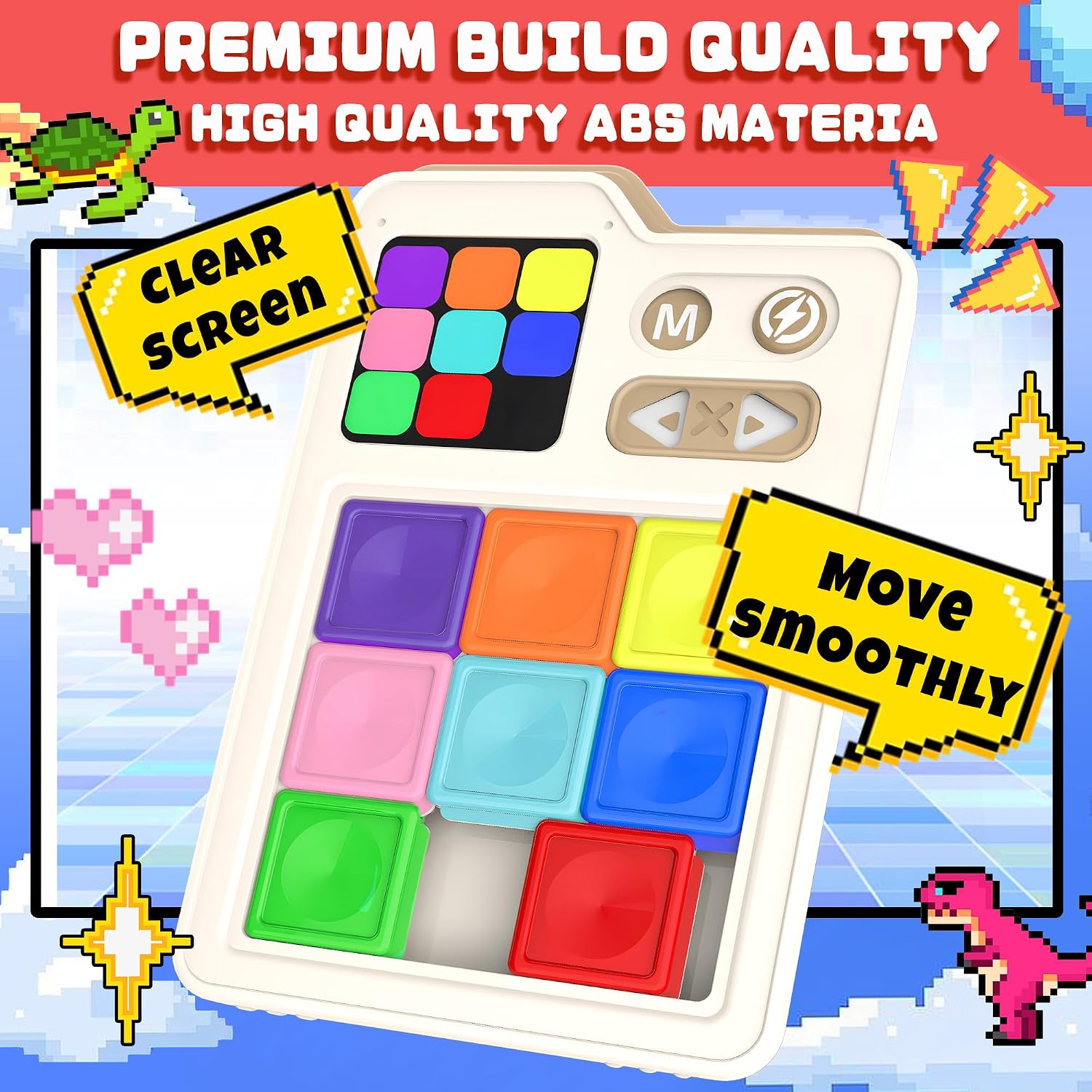 Detalle de SMILESSKIDDO Kids’ Electronic Sliding Puzzle, 1,000+ Challenges