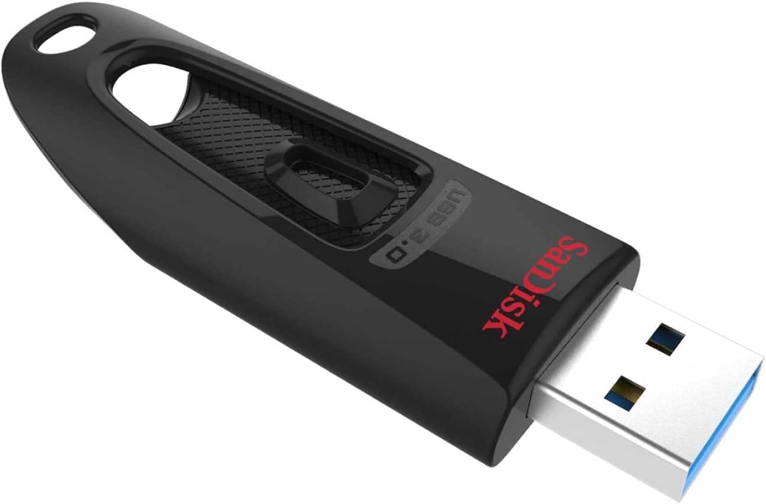 Detalle de SanDisk SDCZ48-128G-J46 USBメモリー 128GB USB 3.0・最大130MB/秒・スライド式