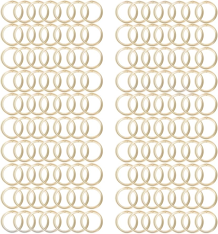Detalle de 6mm Open Jump Rings in Rose Gold for Jewellery Making – 240 Rings per Pack