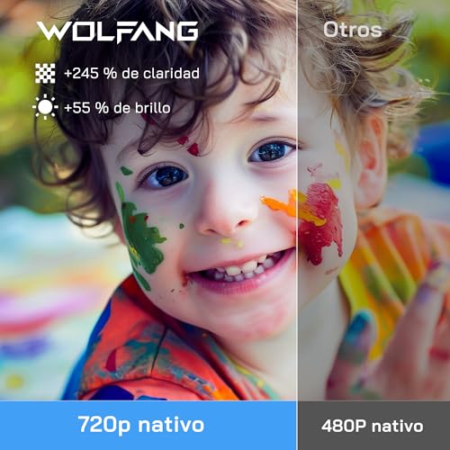 Thumbnail 7 de WOLFANG Mini Proyector 1080P con Trípode y Conexiones