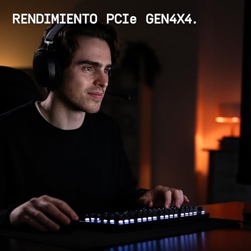 Detalle de WD_BLACK SN7100 NVMe SSD 1TB (M.2 2280) – Rendimiento alto para jugadores en portátil
