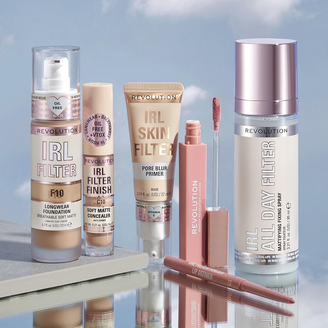 Detalle 1 de Makeup Revolution IRL Filter Finish Concealer C10, flytande concealer med 6 g