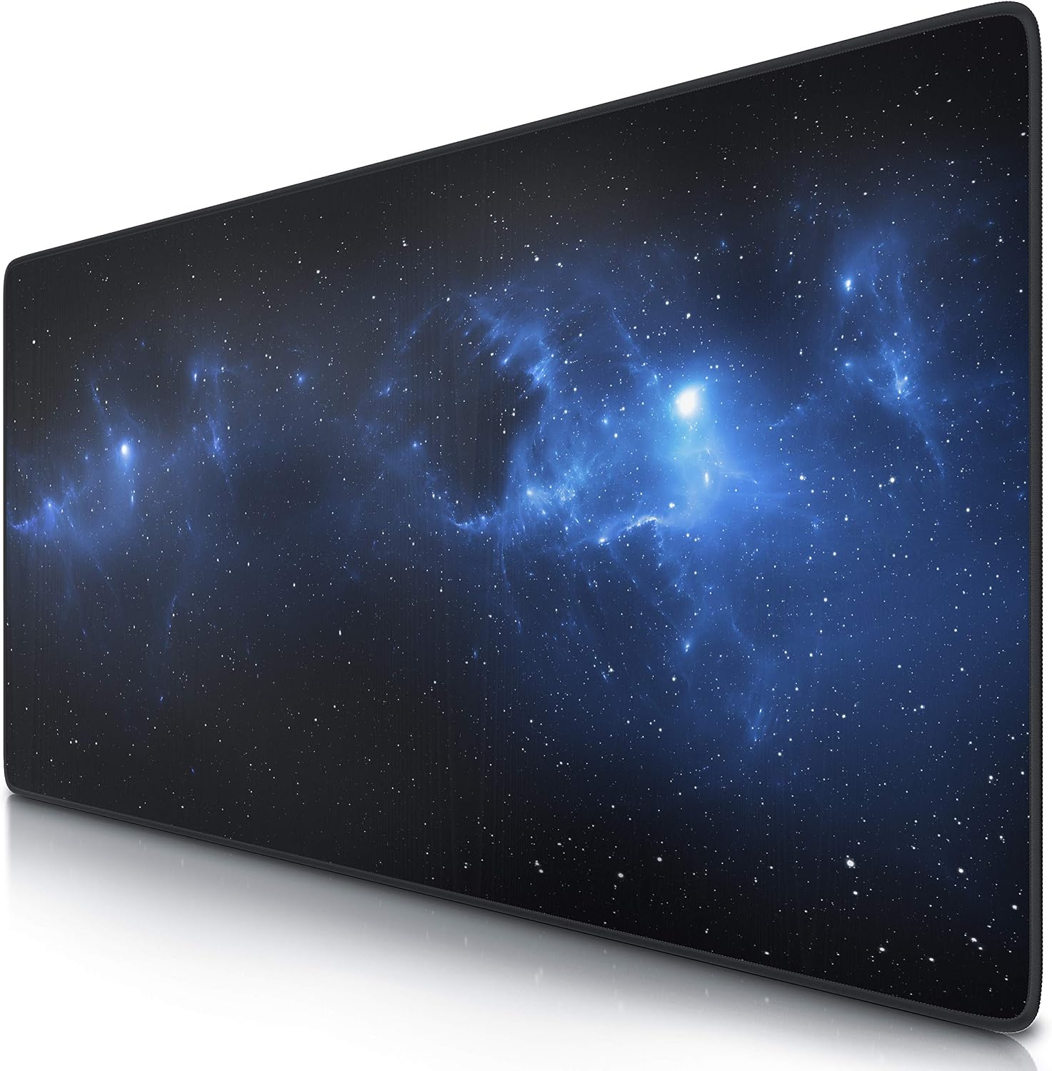Detalle de TITANWOLF XXL Mauspad Gaming 900x400 mm – Space Design, rutschfeste Unterlage