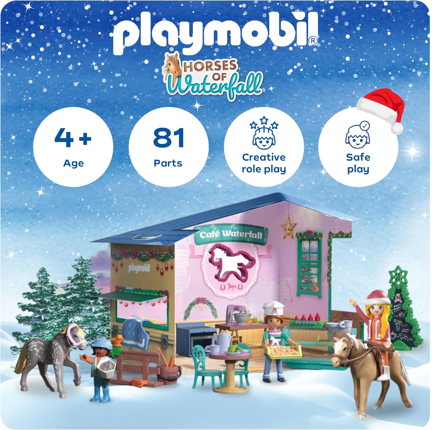 Detalle 2 de PLAYMOBIL 71952 Advent Calendar for Horse Fans
