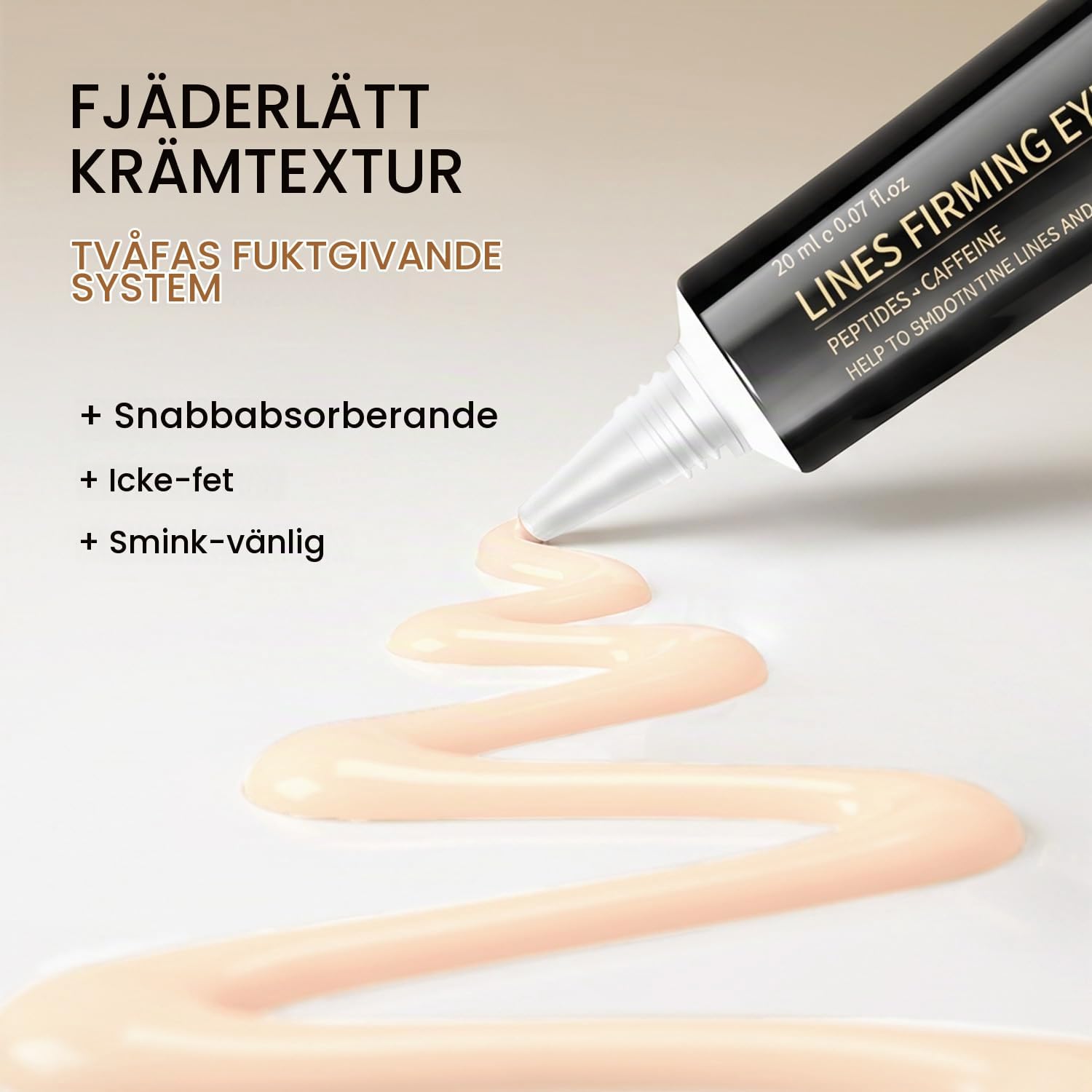 Thumbnail 6 de RAZUYEN ögonkräm med peptider och koffein, återfuktande kräm 20 ml
