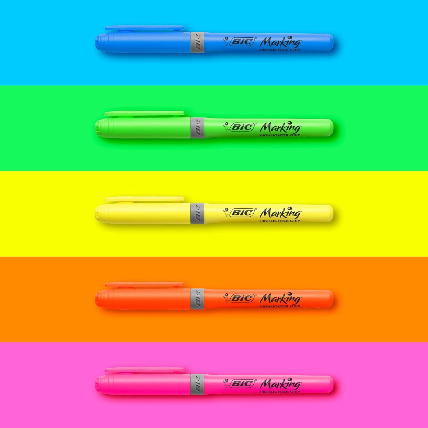 Thumbnail 4 de BIC Highlighter Grip surligneurs 24 🖊️