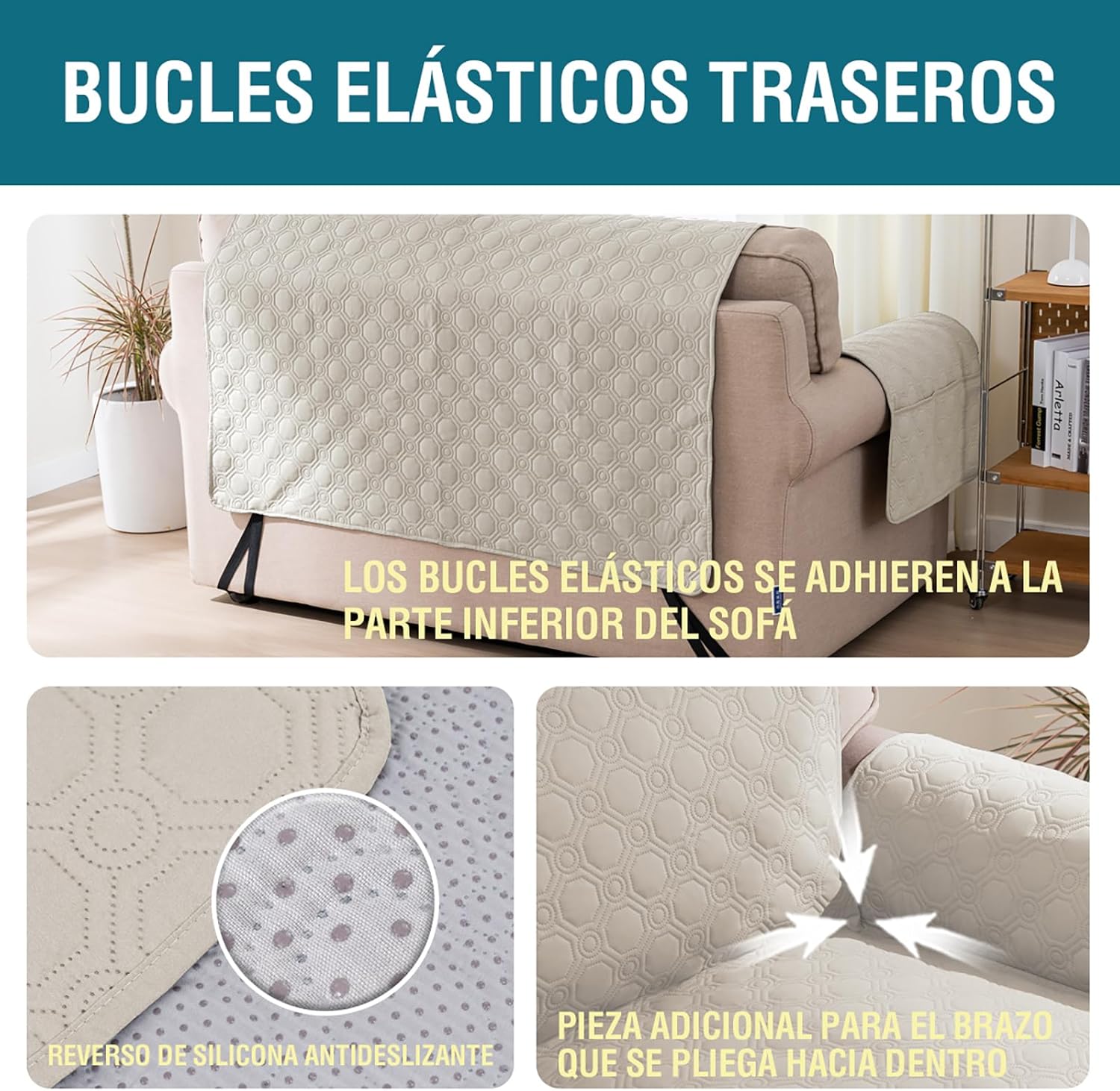 Thumbnail 6 de BellaHills Funda Sofá Impermeable 2 Plazas 🛋