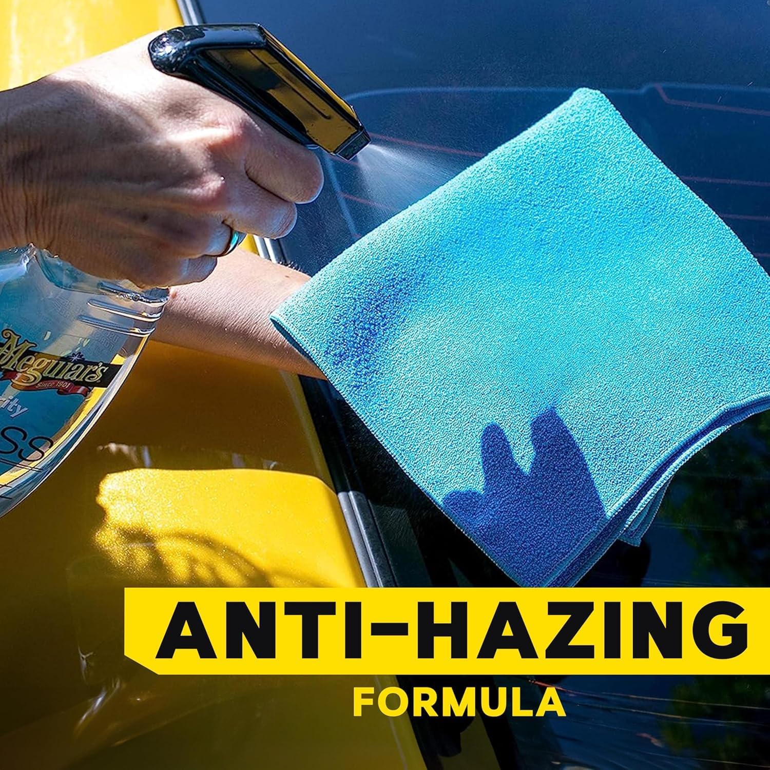 Detalle de Meguiar’s G8216F Nettoyant vitres Clarté Parfaite : anti-buée et nettoyage sans traces