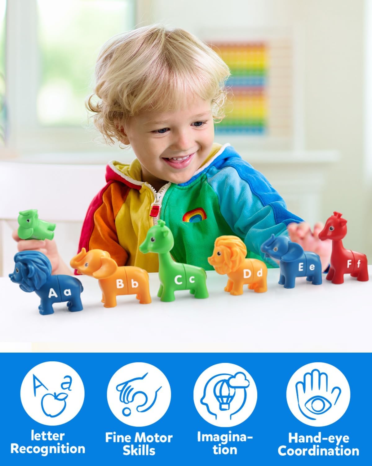 Thumbnail 4 de Coogam ABC Animal Alphabet Matching Game 26 pcs 🧩