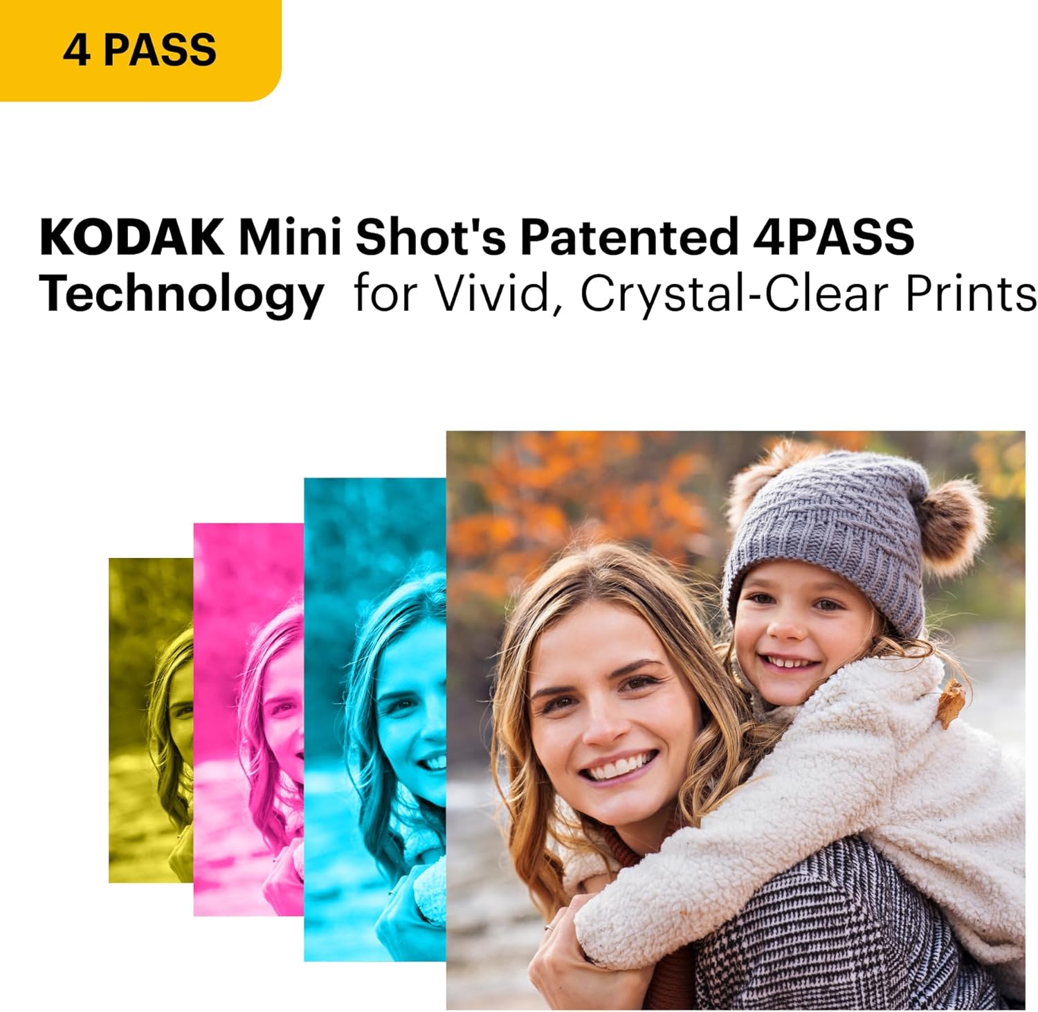 Thumbnail 4 de KODAK Mini Shot 3 Retro instant camera and printer 7.6 cm