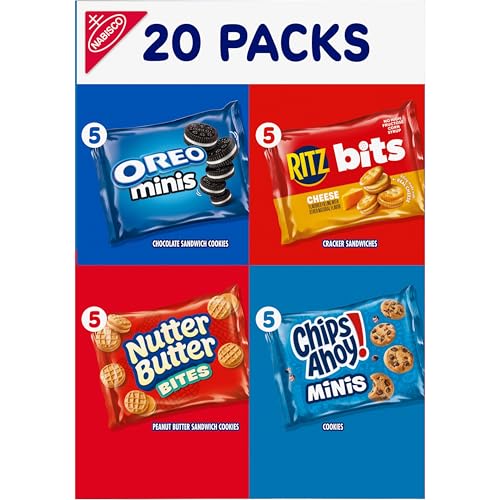 Thumbnail 12 de Nabisco Snacks Variety Pack: 20-Pack of Oreo Minis, Nutter Butter Bites, Chips Ahoy! Minis, and Ritz Bits
