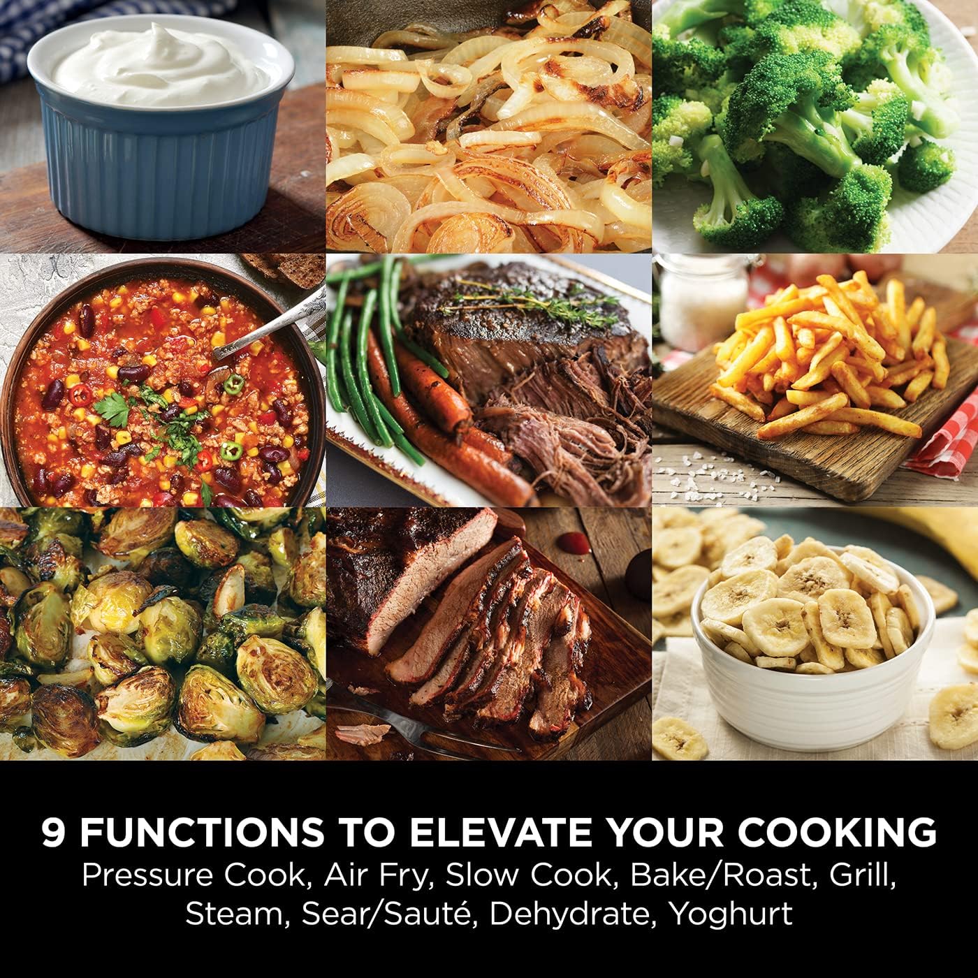 Thumbnail 4 de Ninja Foodi 9-in-1 Multi Cooker OP350UK (6L) – pressure cook, air fry, slow cook & more in one pot