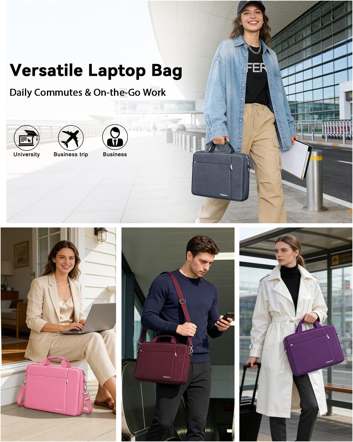 Detalle de Ferkurn Laptop Bag Sleeve 15.6 inch