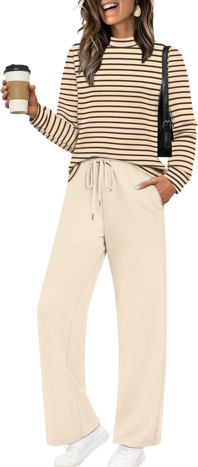 Detalle de Sampeel Women's Two-Piece Set with Mock Neck