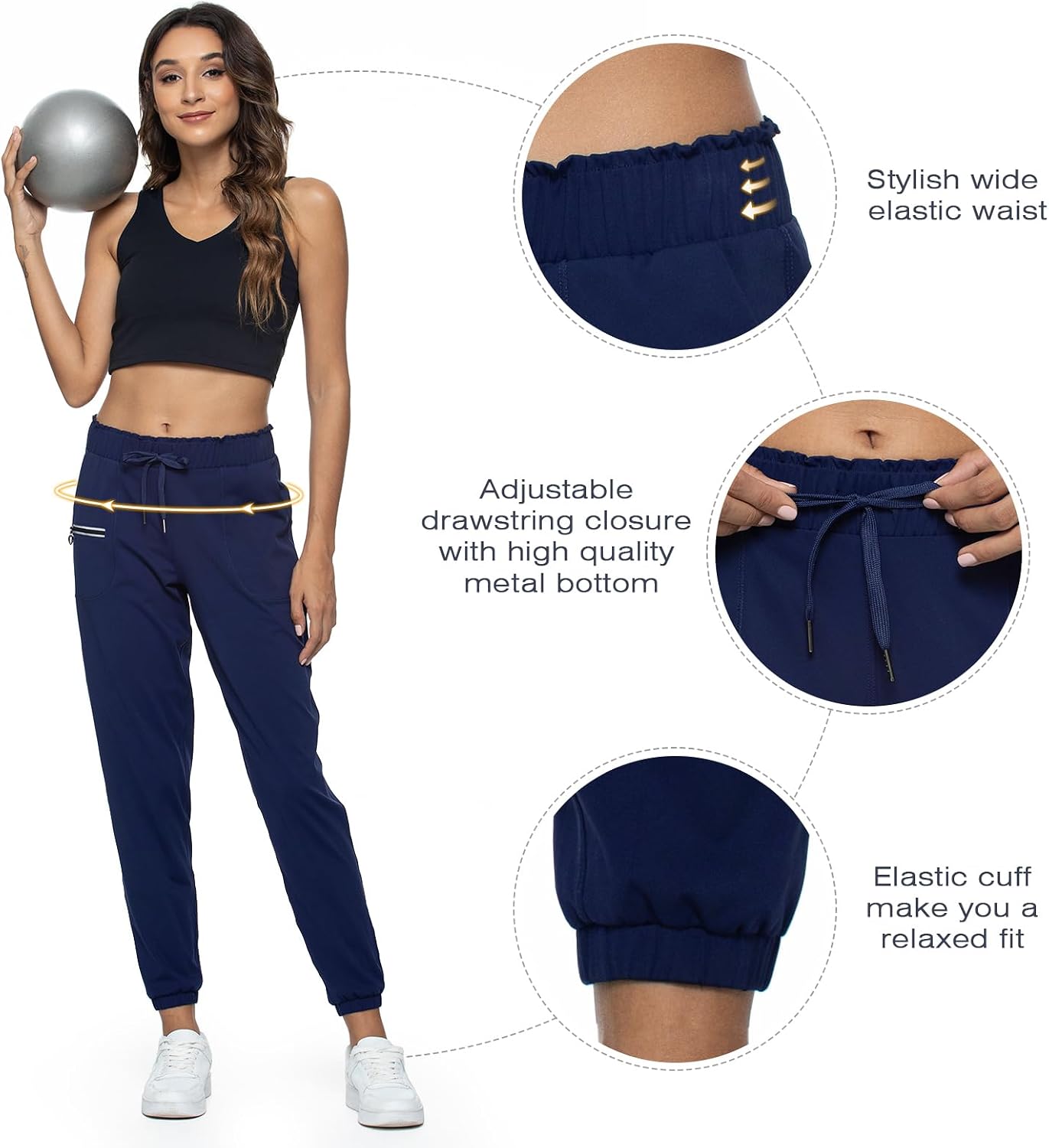 Thumbnail 4 de Haowind Joggers Women 80% Polyester