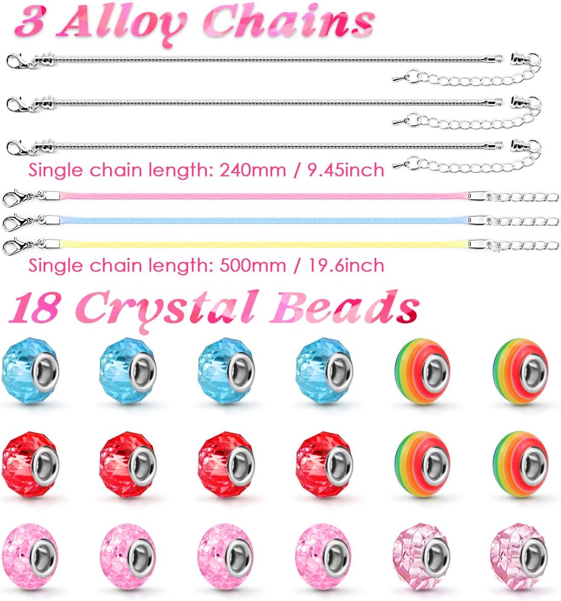 Thumbnail 6 de Lenski Unicorn Jewellery Bracelet Making Kit for Girls