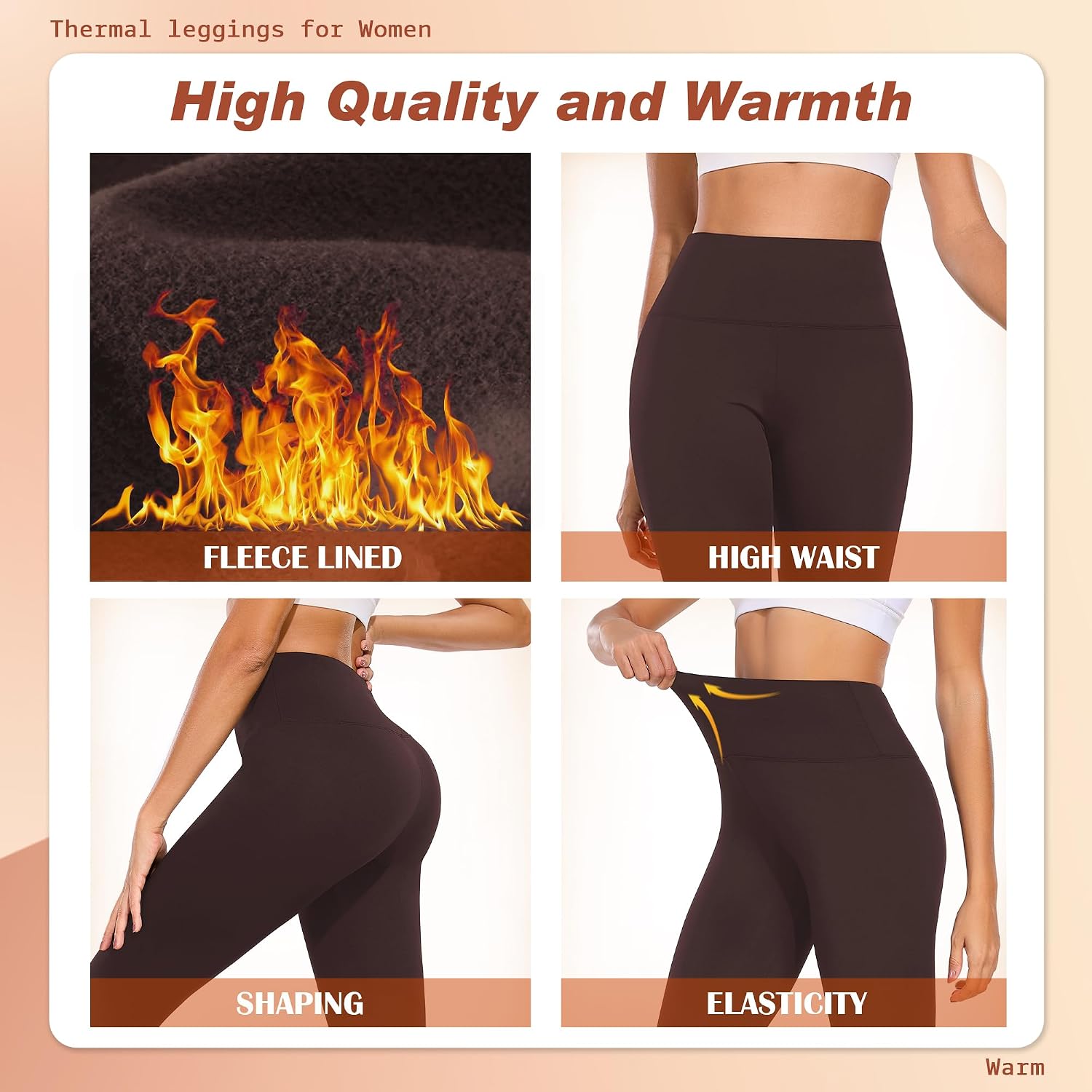 Thumbnail 2 de Bennies Leggings Termici Donna Palestra