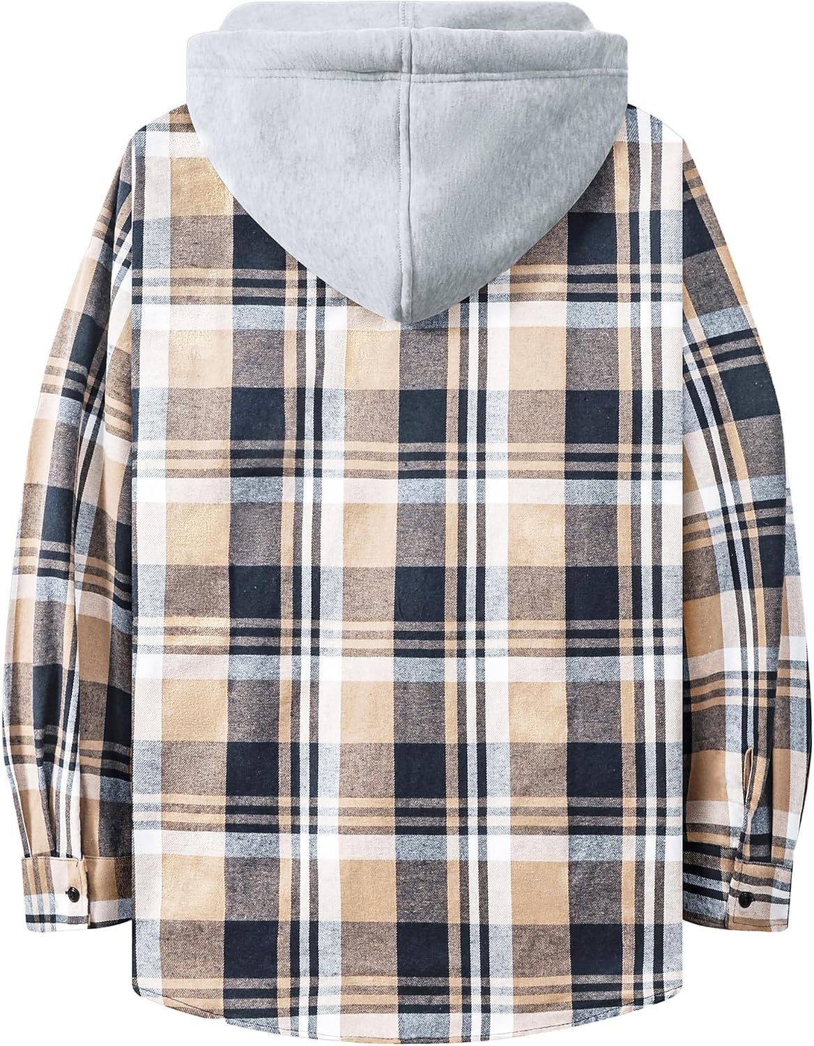 Thumbnail 2 de 5 Pack Men's Flannel Shirt Plaid Hoodie, Long Sleeve
