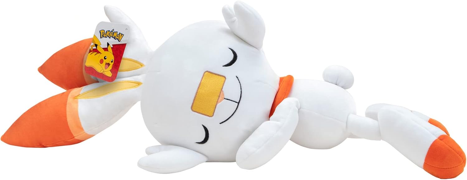 Thumbnail 4 de Pokémon Scorbunny Sleeping Plush 18 inch