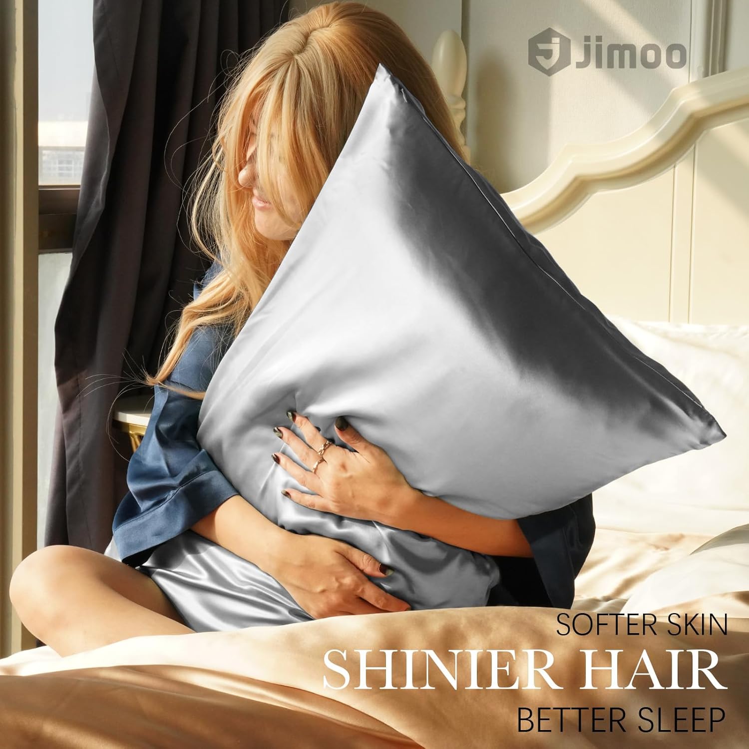 Detalle 2 de Mulberry Silk Pillowcase 20x26"