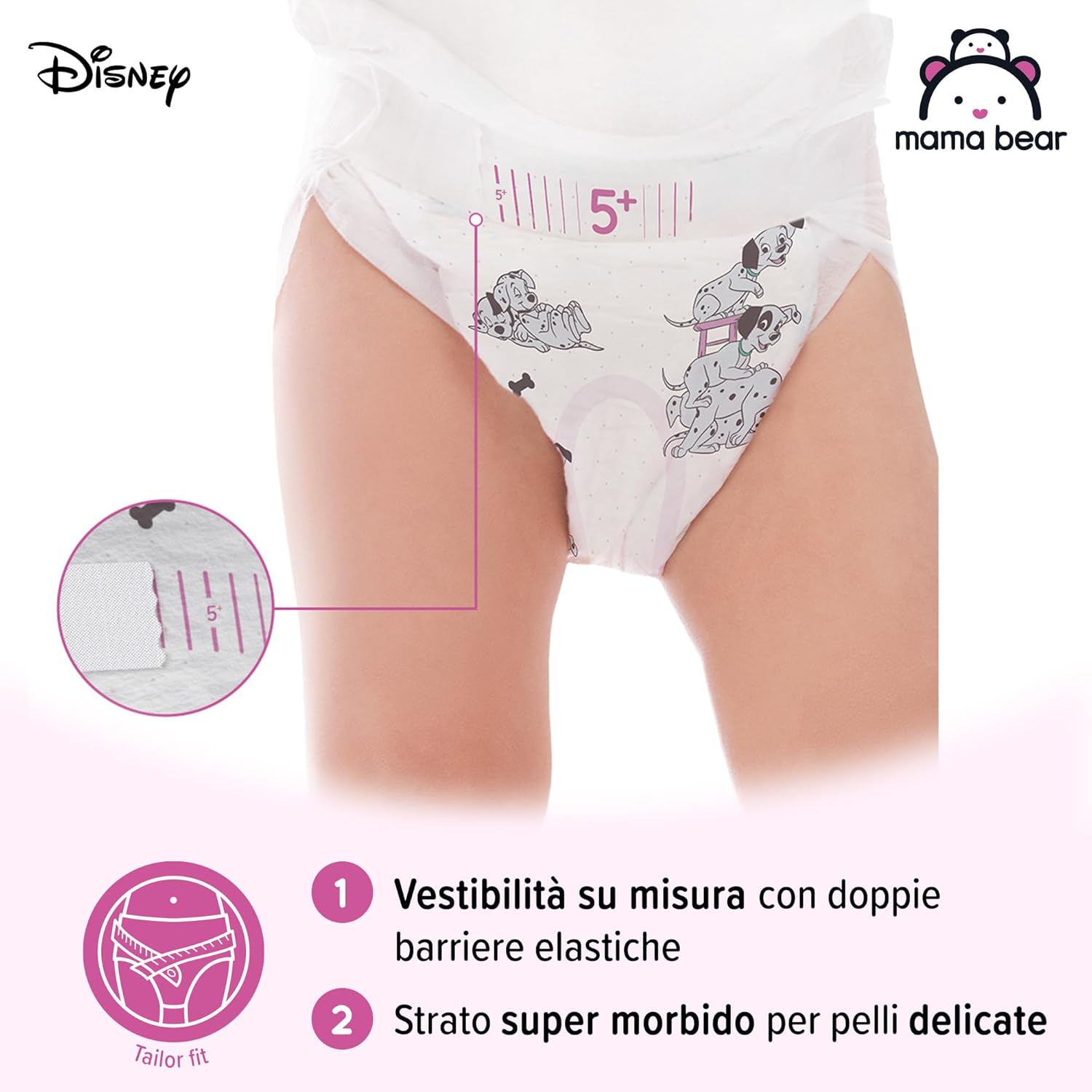 Thumbnail 2 de Mama Bear Disney Pannolini Ultra-Asciutti Taglia 5+ (11-17 kg) – 72 pezzi