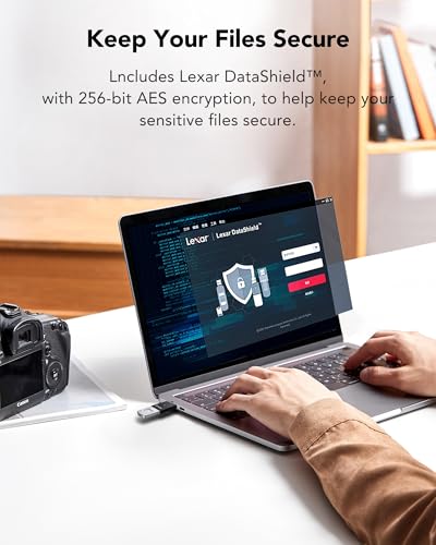 Thumbnail 5 de Lexar JumpDrive F35 Pro 256GB USB 3.0 con Huella 👆