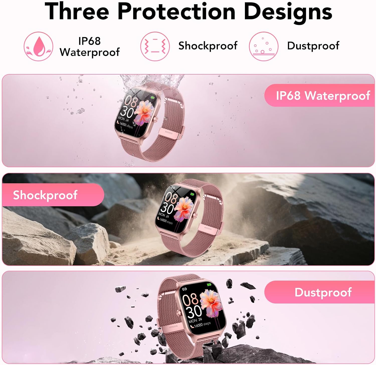 Thumbnail 6 de Cascho Smart Watch for Women 1.85" HD fitness tracker