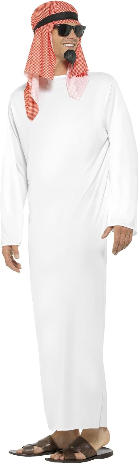 Detalle 2 de Smiffys Fake Sheikh Costume Tórax 42-44" 🎭