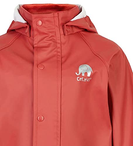 Thumbnail 2 de Celavi Basic Rainwear Set - Giacca impermeabile unisex PU rosso Baked Apple 99/107 cm (3-4 Jahre)