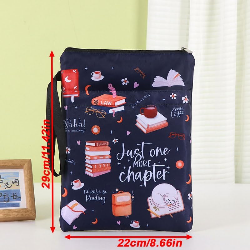 Detalle 2 de CALLYSONIC 001 boekenhoes met rits, voorvak en 800D-stof, 29 x 22 cm