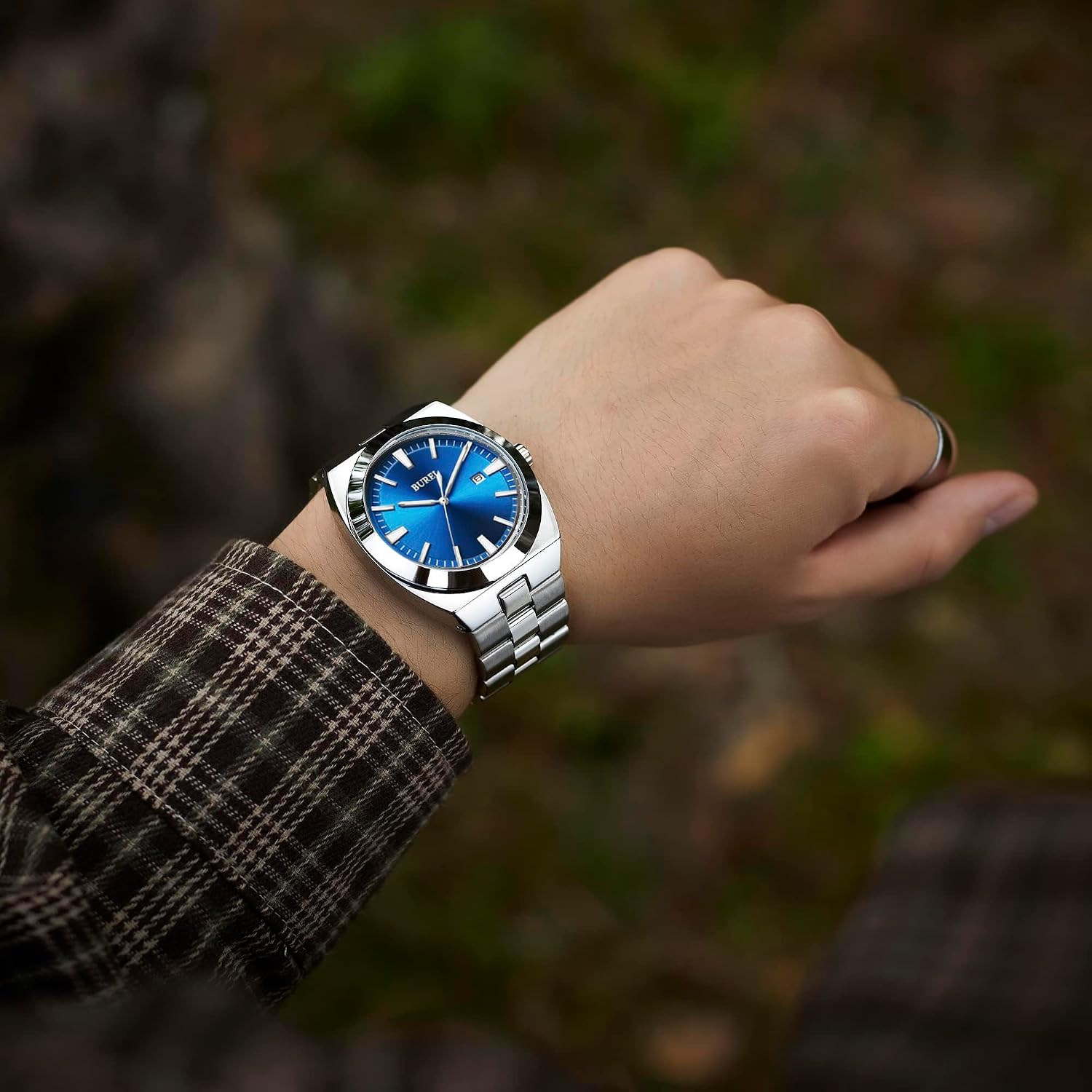 Thumbnail 6 de BUREI Montre analogique 41 mm