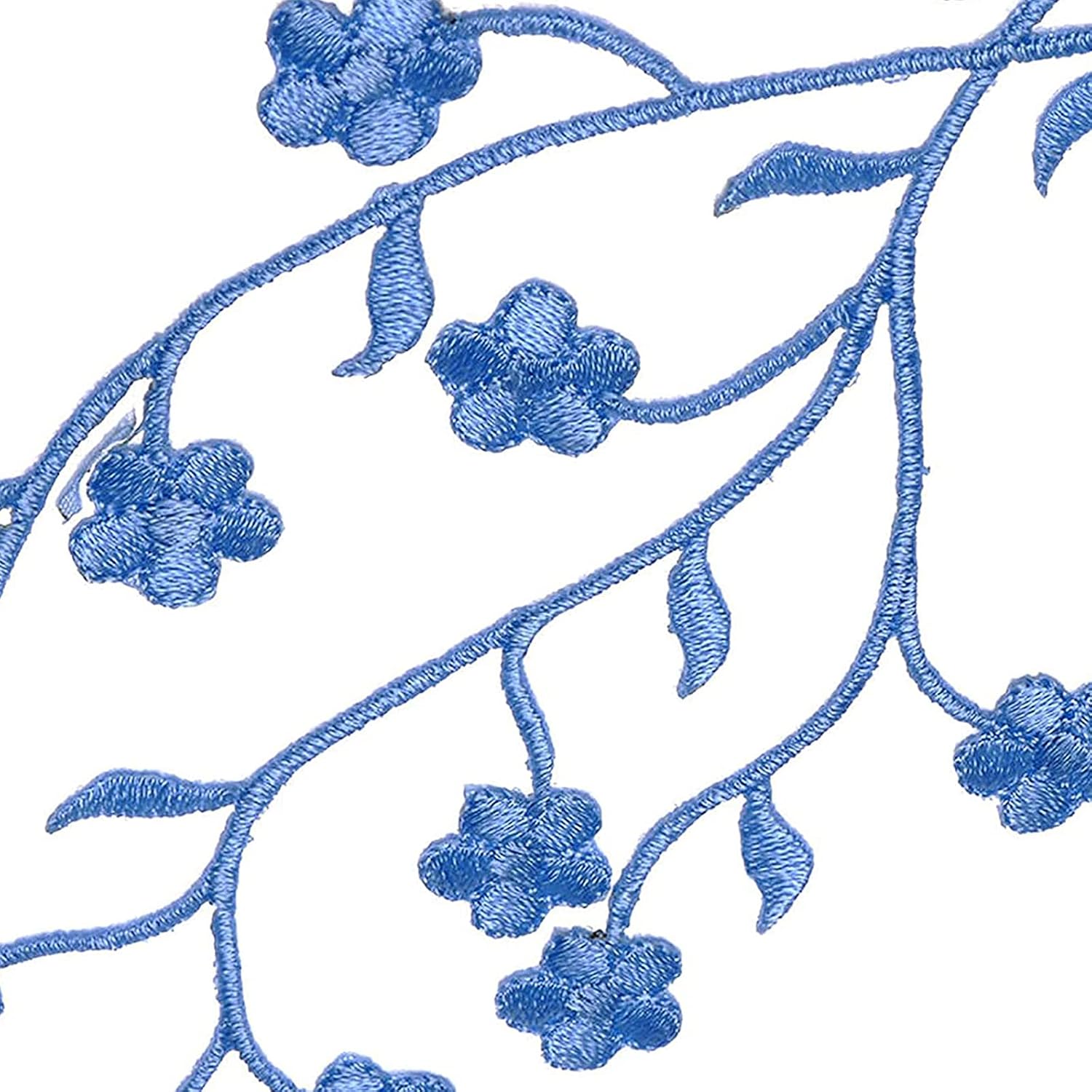 Detalle de TMXAOK Embroidered Flower Patches, 14.2-inch