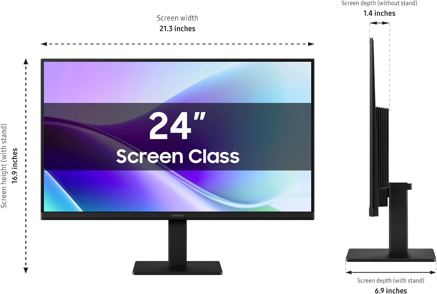 Thumbnail 6 de Samsung LS24F320GANXZA 24-inch FHD IPS Monitor, 120Hz, 5ms