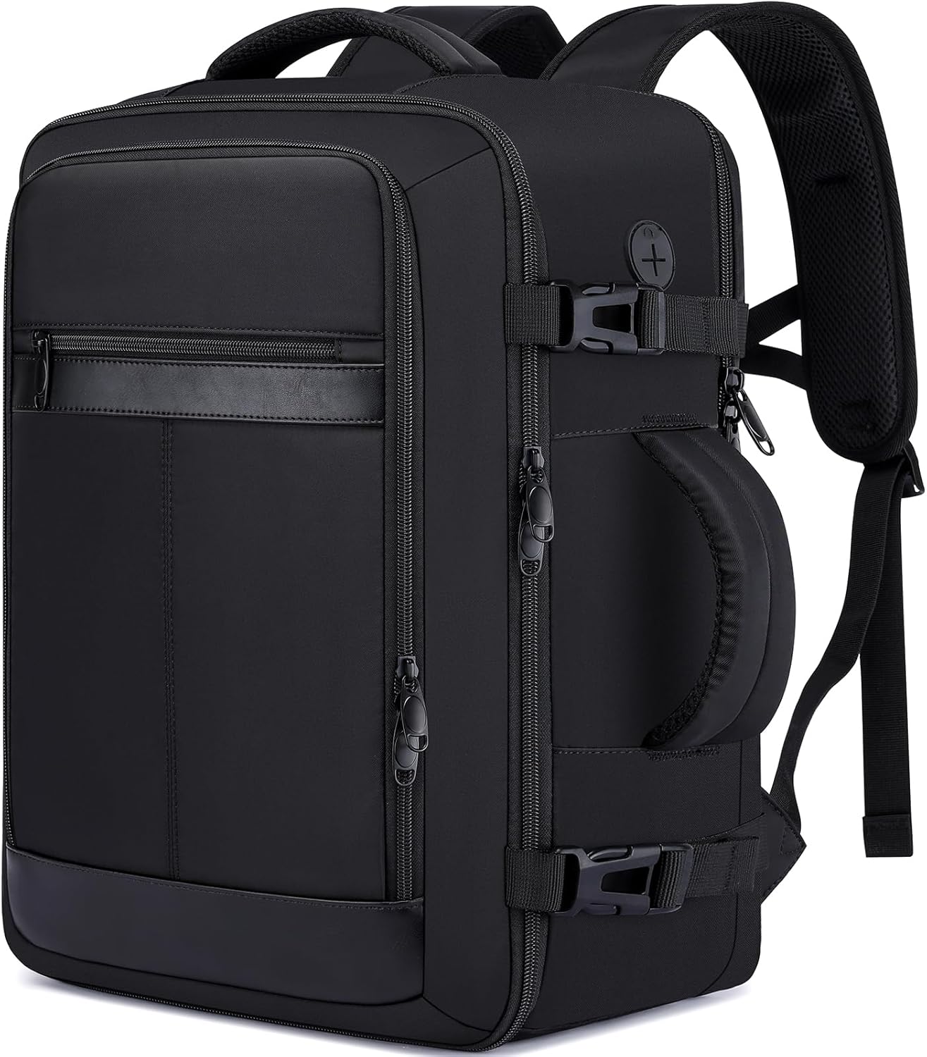 Travel Backpack for Men: Airplane Approved 24L Carry-On with Laptop Compartment, Shoe Pouch, and TSA-Ready Design (15.6 inch Laptop)