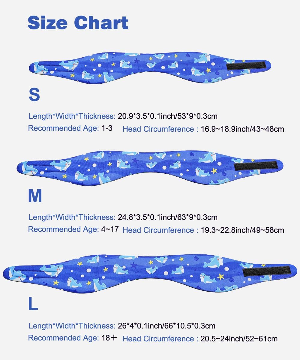 Thumbnail 3 de MoKo Swimming Ear Protection Band – Adjustable Neoprene Headband with Elastic Ear Covers