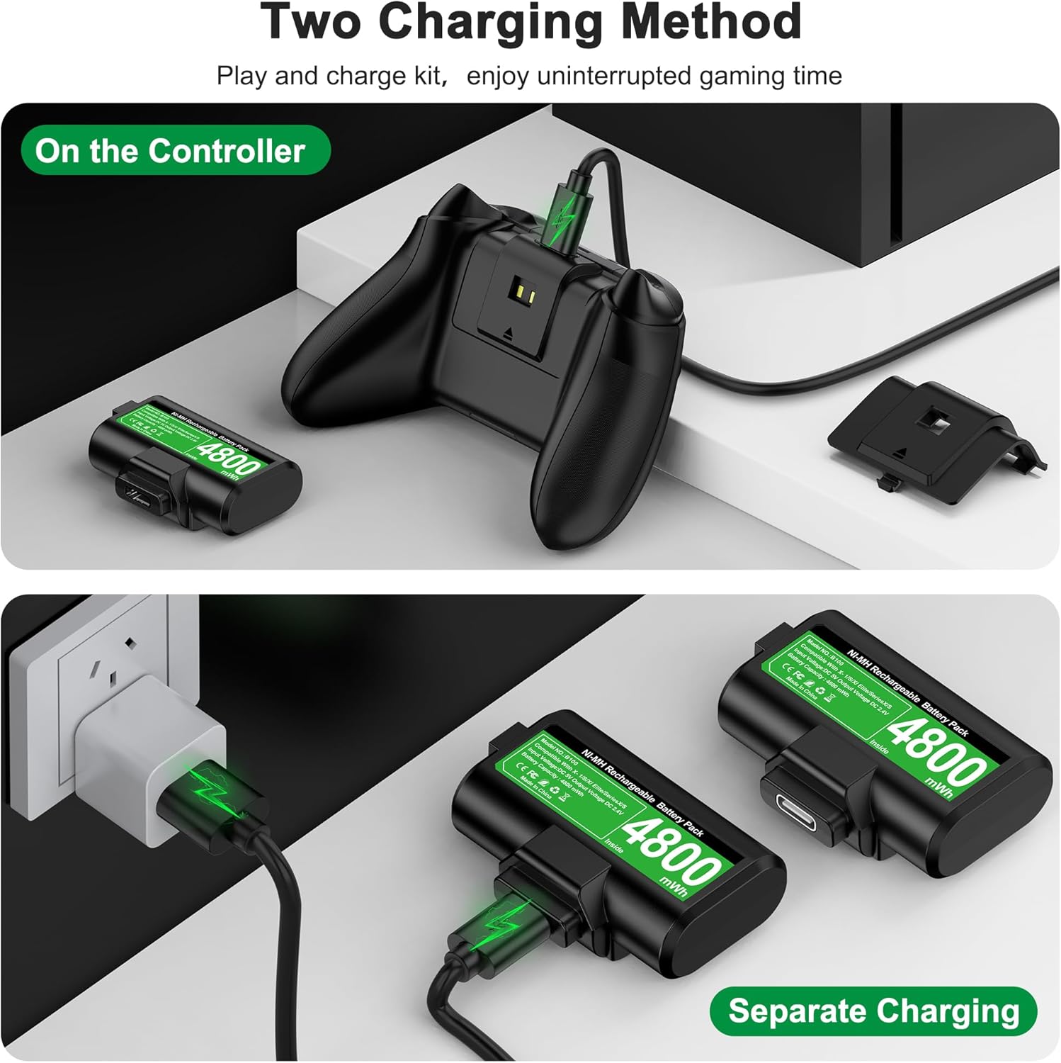 Thumbnail 2 de HEYLICOOL Rechargeable Controller Battery Pack 4800mWh