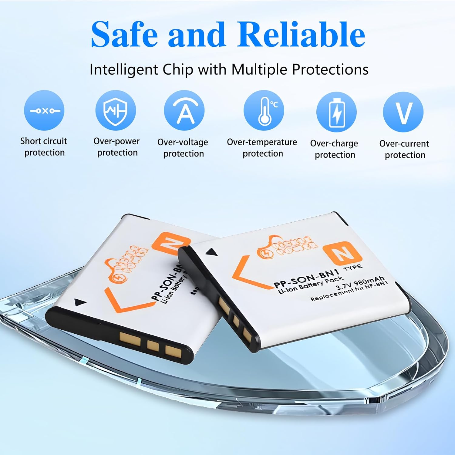 Thumbnail 2 de Pickle Power NP-BN NP-BN1 Dual Battery Charger Kit for Sony Cybershot and WX/W series