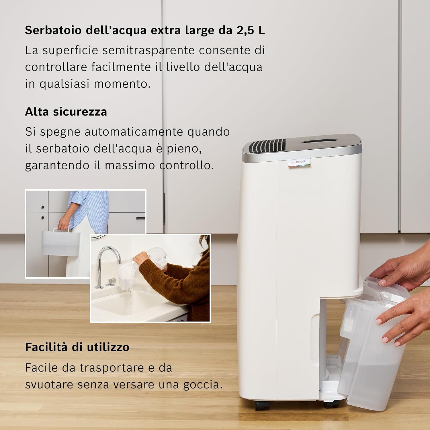 Thumbnail 4 de Bosch Dry 4000 deumidificatore per stanze fino a 33 m² 🏠
