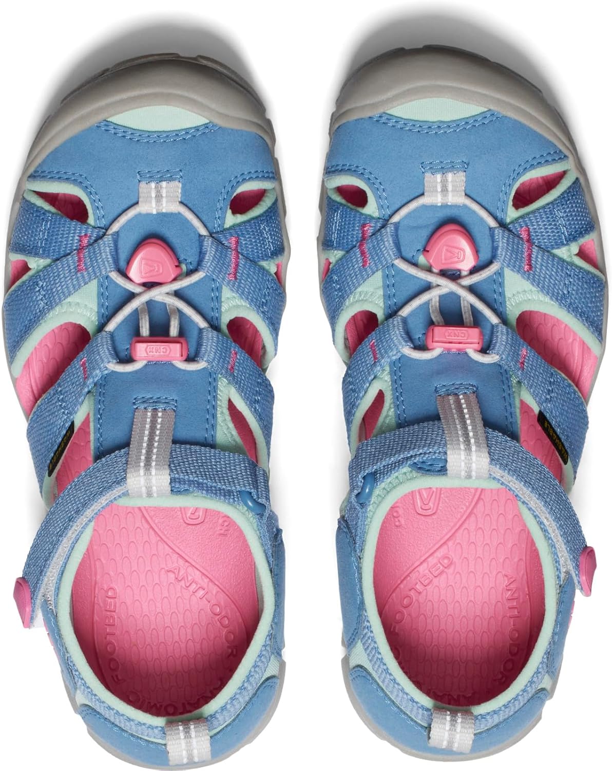 Thumbnail 4 de Keen Unisex Kinder SEACAMP II CNX Blau Tiefen/Gargoyle - Wassersandale mit schnellem Trocknen und gutem Halt
