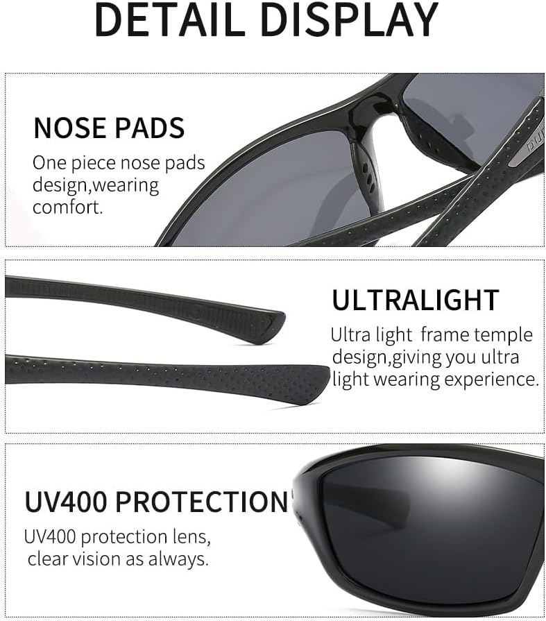 Thumbnail 3 de HGDGears Polarized Sports Sunglasses (UV400) for Outdoor Cycling, Driving, Golf & More
