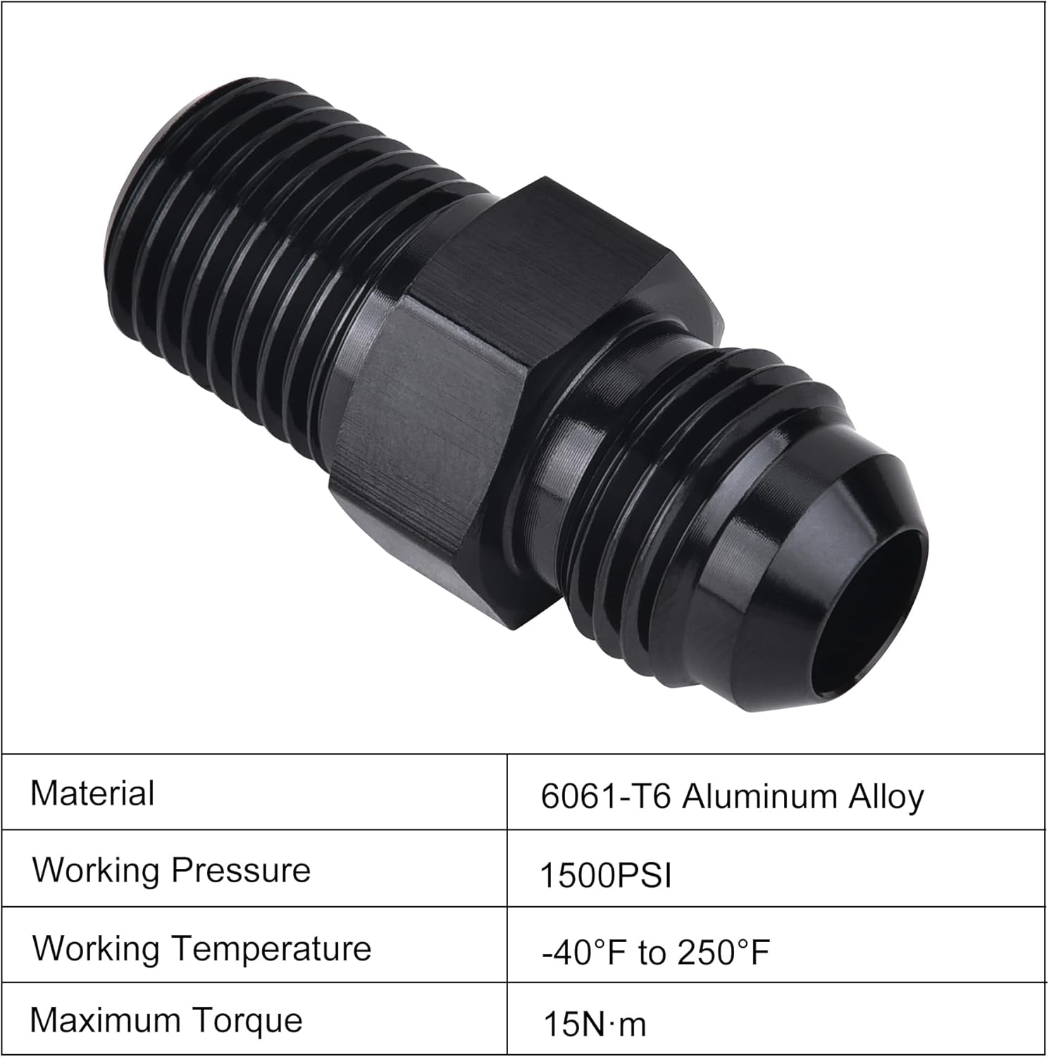 Detalle 1 de EVIL ENERGY 6AN to 1/8 NPT 2pcs