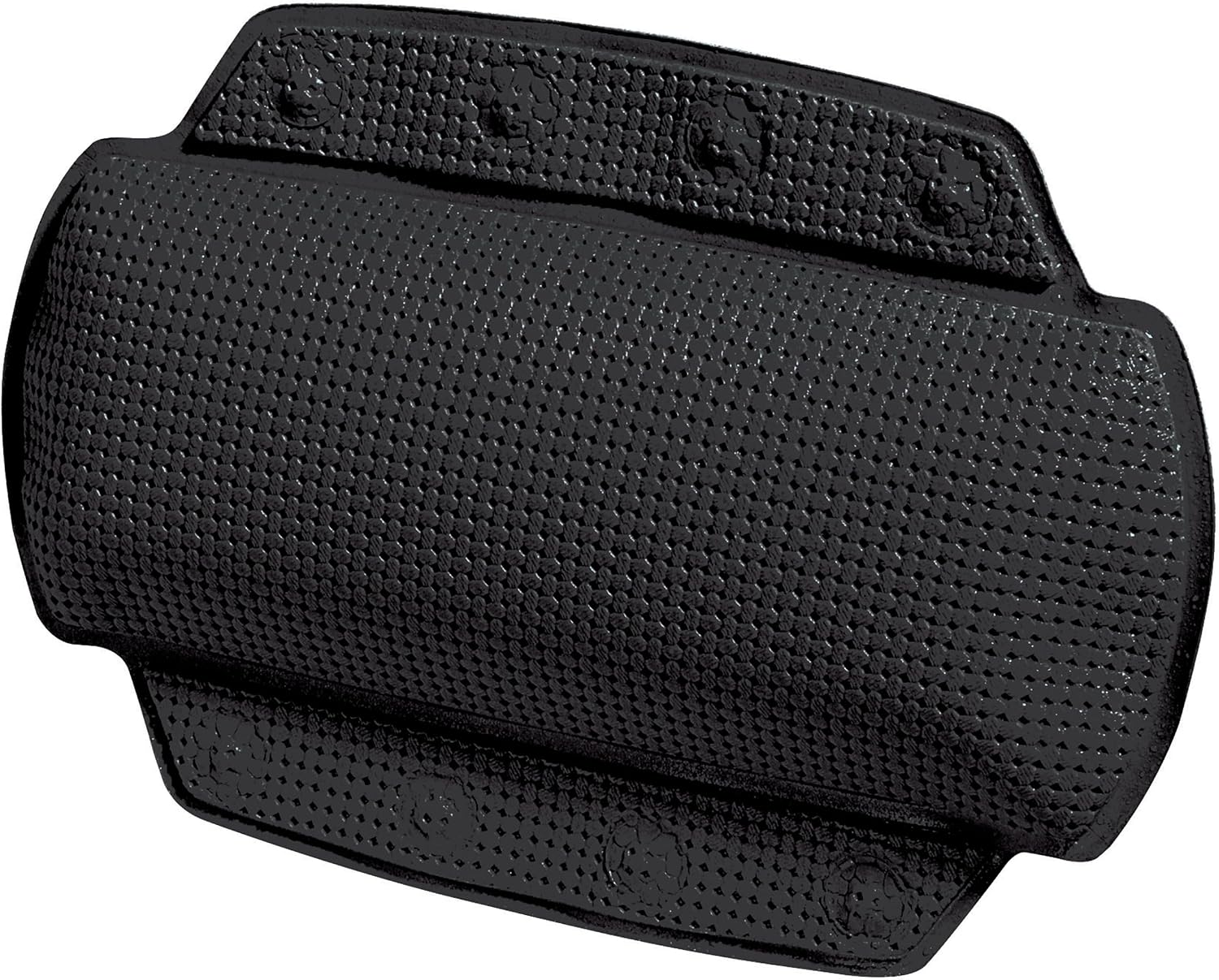 Detalle de Spirella Alaska : Coussin de Baignoire en PVC avec Appui-Tête Ergonomique et Ventouses – Noir 32 x 23 cm
