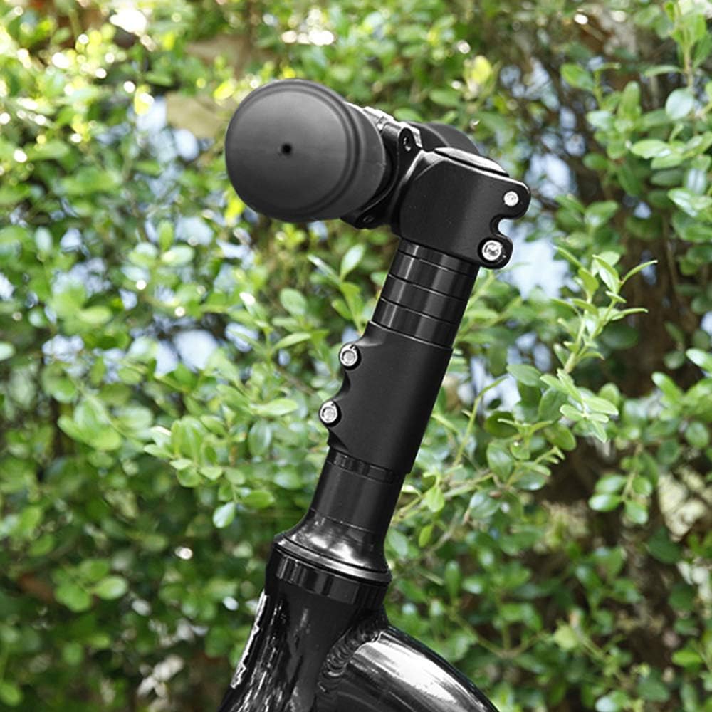 Detalle 2 de LERWAY Rallonge de Potence de vélo avec clé hexagonale pour Fourche de 28,6 mm en Aluminium Noir