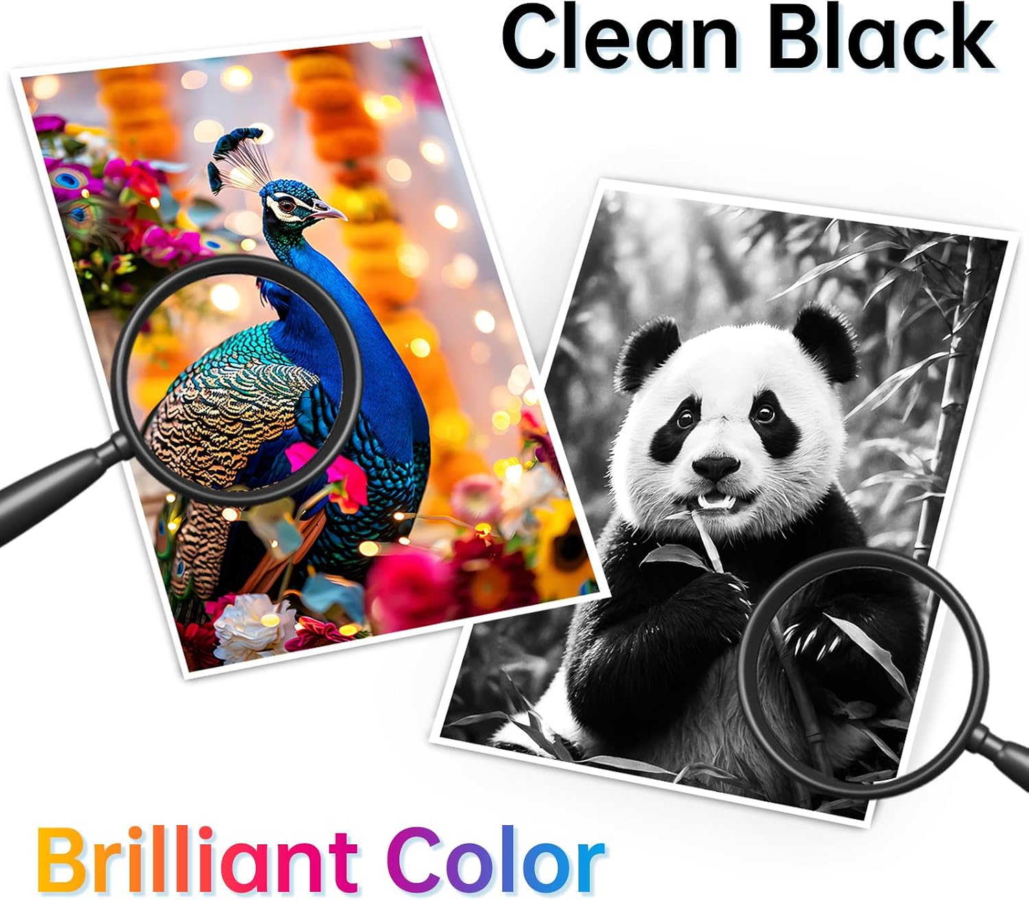 Detalle 1 de DNART 63XL Remanufactured Ink Cartridges, Black and Colour 2-Pack for HP 63