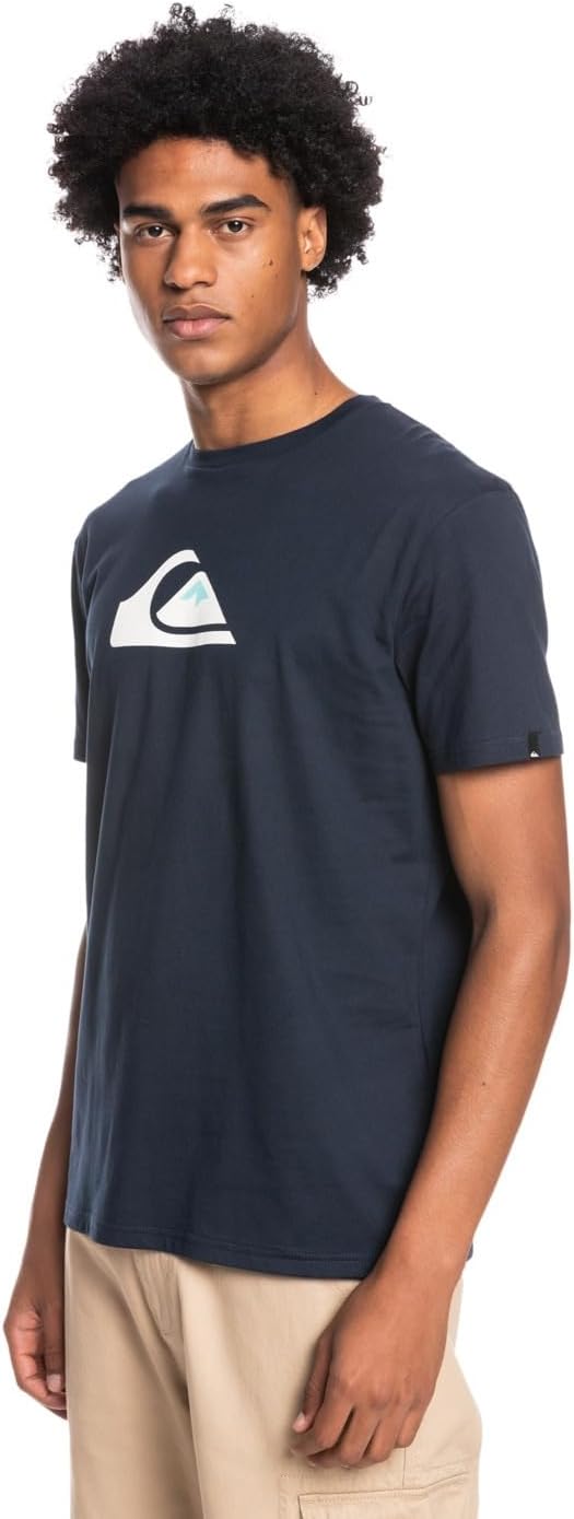Thumbnail 3 de Quiksilver Herren Comp Logo Tee Hemd – klassisches Baumwoll-T‑Shirt mit Brustdruck